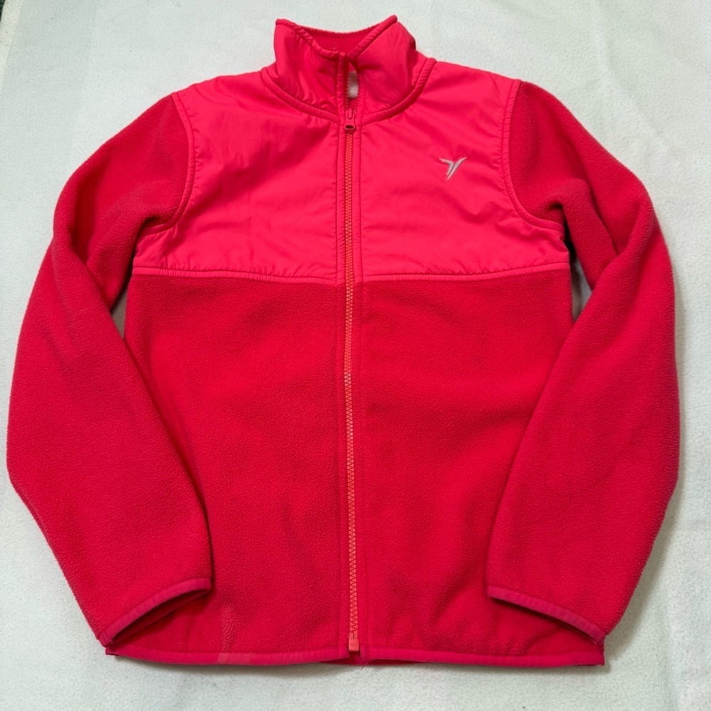 Kids Old Navy Vibrant Pink Fleece Jacket